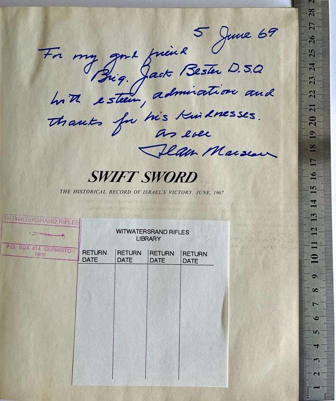 Swift Sword - The Historic Record of Israel's Victory, June 2967