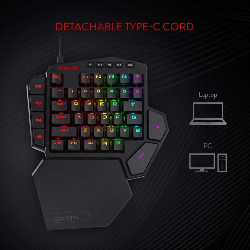 Redragon DITI - Mechanical One-Handed Keyboard