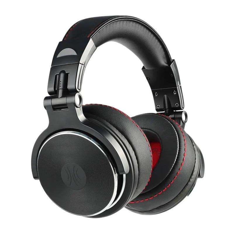 Oneodio Pro 50 Professional Wired Over Ear DJ and Studio Monitoring Headphones  Black