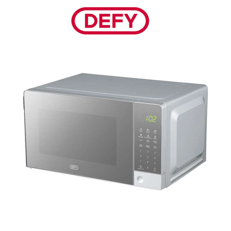 Defy Electronic Microwave Oven, 20 Liter Capacity, Silver Mirror