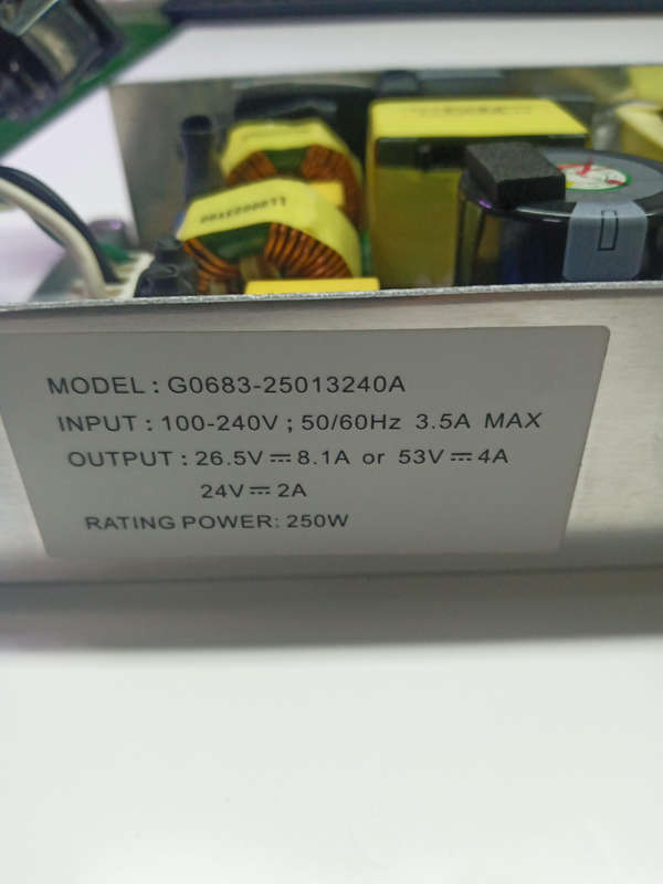 EdgeSwitch 24 PoE (250W) power supply