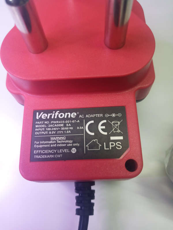 Verifone 2ACA009E Power Supply PWR435-001-01-A AC Adapter