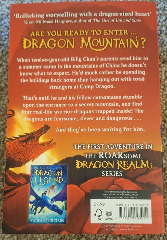 Dragon Mountain by Katie and Kevin Tsang (ages 9+)