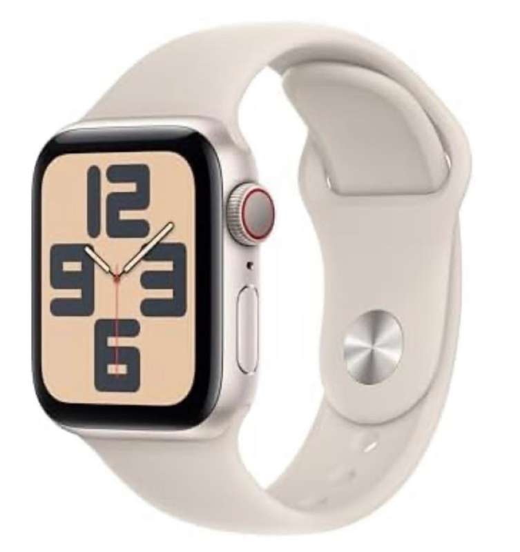 LIMITED TIME OFFER Apple Watch SE (Gen 2) 40mm Starlight Aluminium Case GPS + Cellular