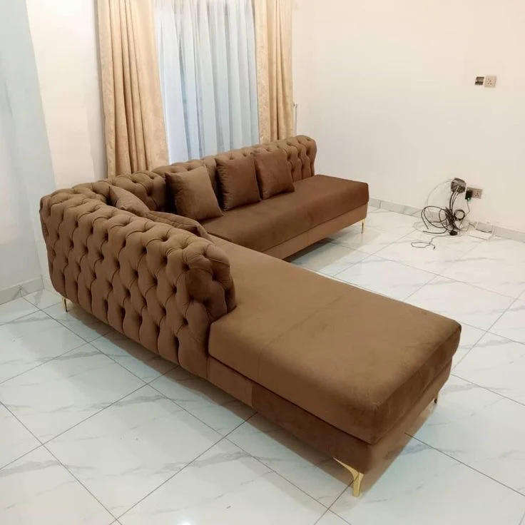 The Crispy Luxe Chesterfield couch