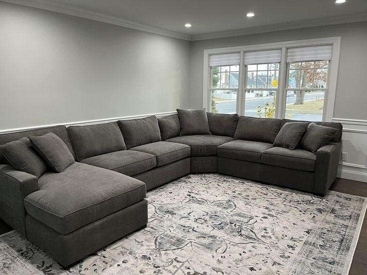 Royal Velvet U-Shaped Sofa