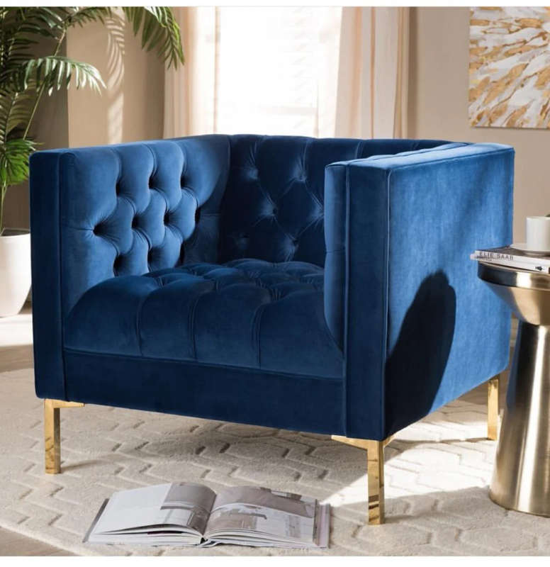 Brandon 1 seater chesterfield chair