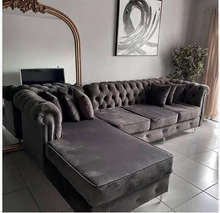 Bestseller L shaped chesterfield
