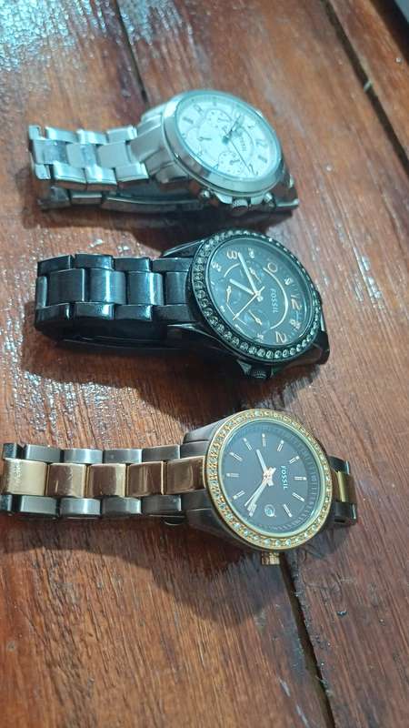 Fossil Watch Lot x4 + 1 Pulsar