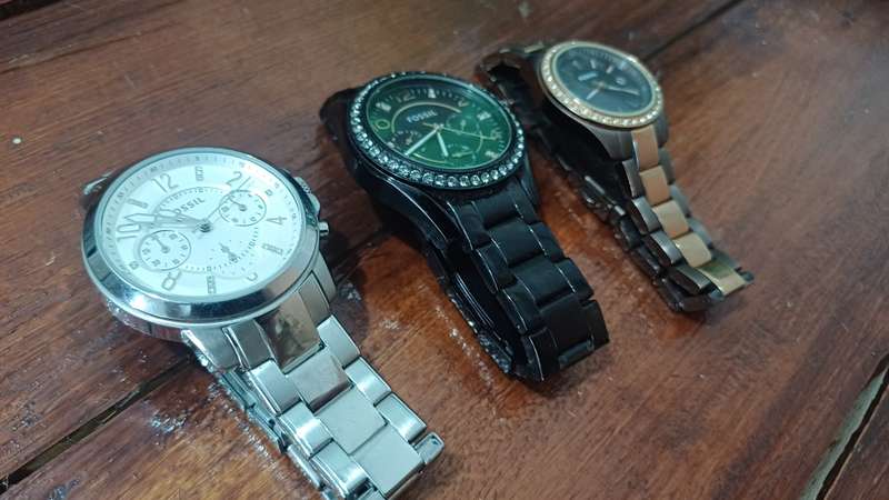 Fossil Watch Lot x4 + 1 Pulsar