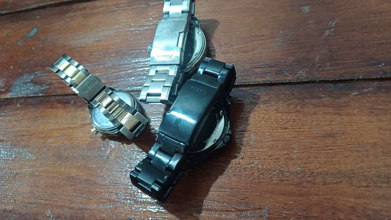 Fossil Watch Lot x4 + 1 Pulsar