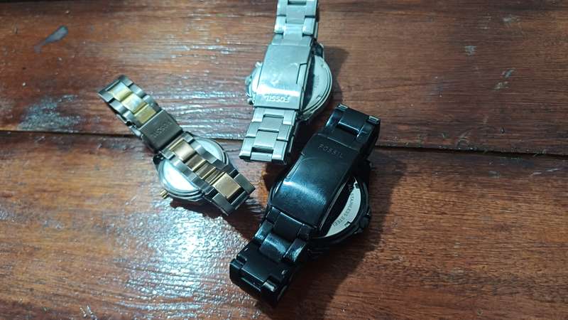 Fossil Watch Lot x4 + 1 Pulsar