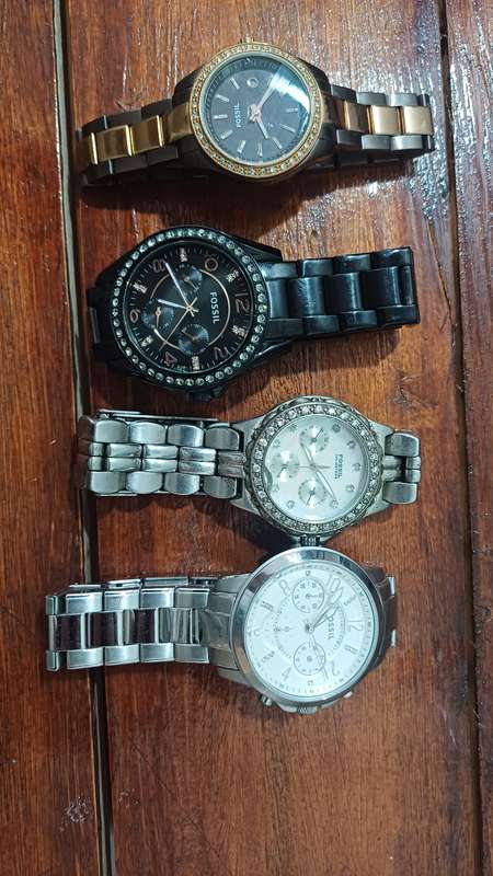 Fossil Watch Lot x4 + 1 Pulsar