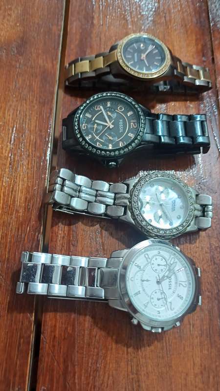 Fossil Watch Lot x4 + 1 Pulsar
