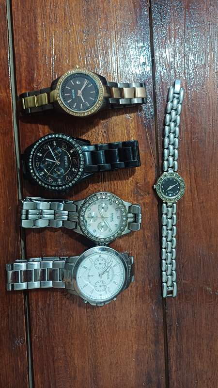 Fossil Watch Lot x4 + 1 Pulsar