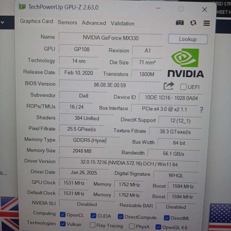 Dell Vostro 5502 i7 High-Performance Laptop 32GB RAM 1TB Nvme storage and dual graphics