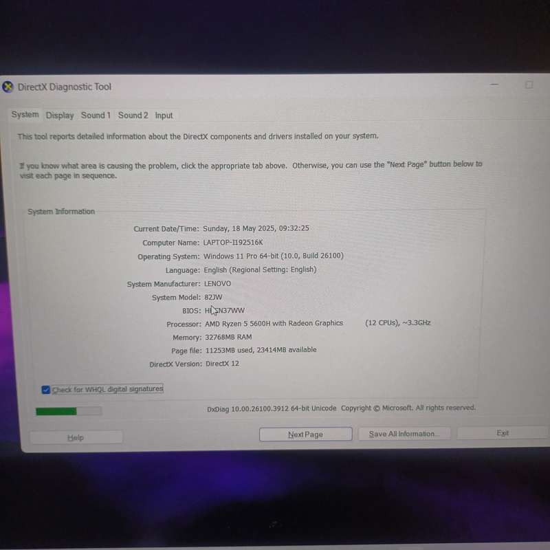 Lenovo legion 5 Beast gaming laptop, RTX 3050 Ti, 32GB RAM, AMD Rysen 5 5600H, 512NVME, Like New