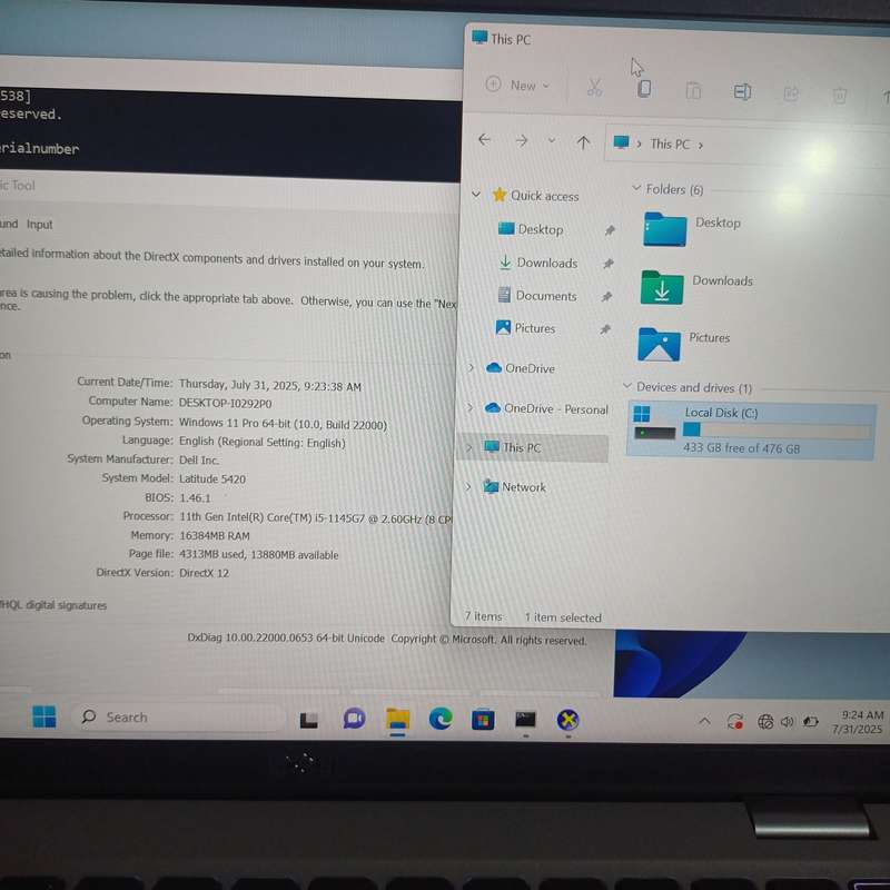 Refurbished Dell Latitude 5420 Touch - i5 11th Gen, 16GB RAM, 512GB NVMe SSD