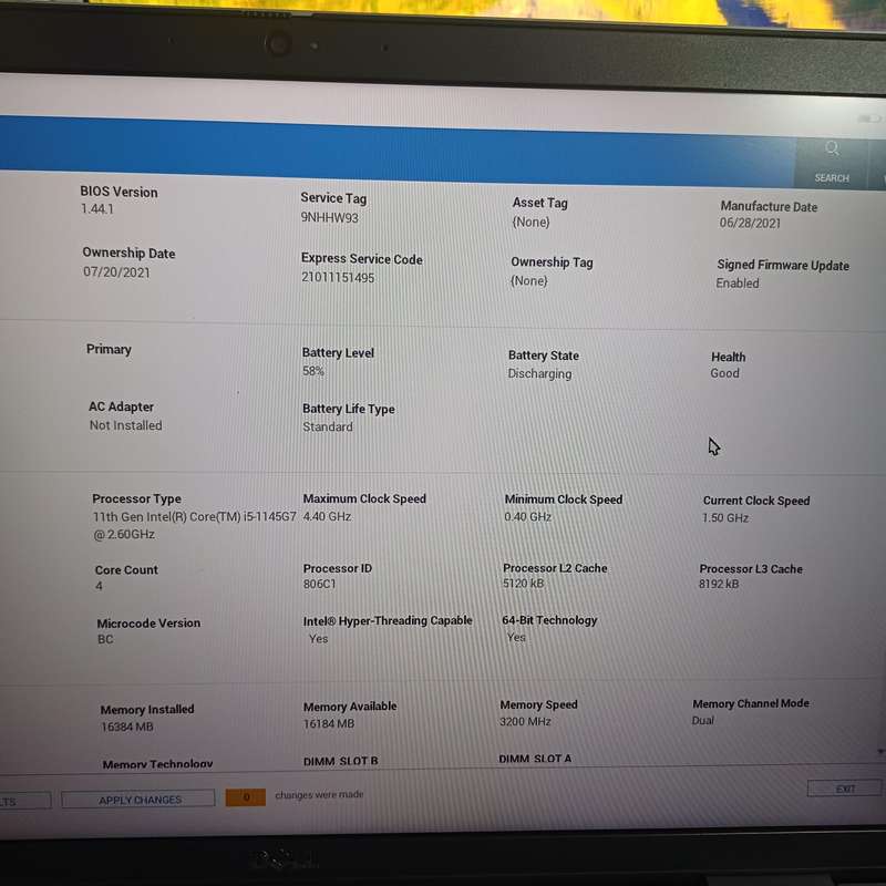 Refurbished Dell Latitude 5520 - i5 11th Gen, 16GB RAM, 256GB NVMe SSD