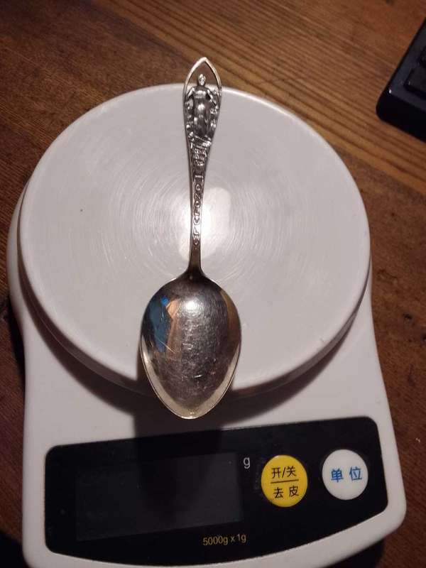 Sterling silver Hawai surfer teaspoon