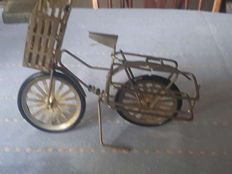 little brass decorative bicycle , made in China