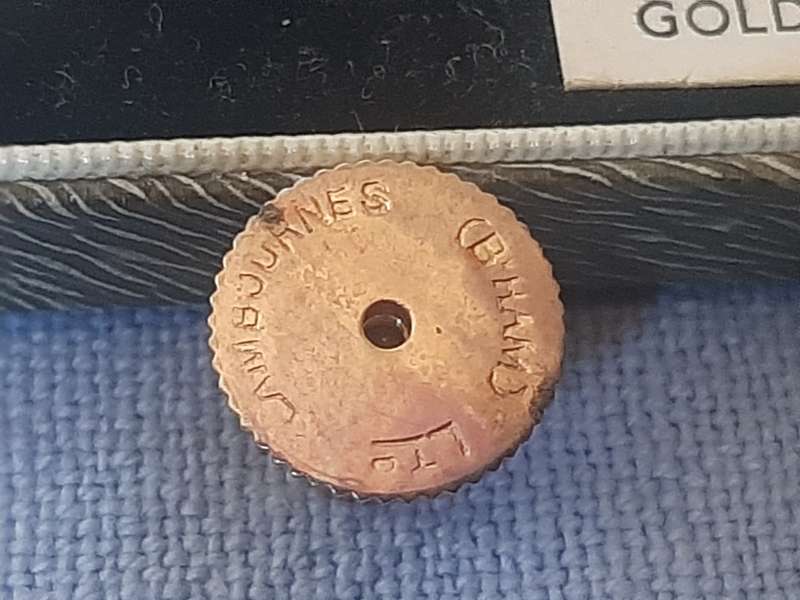 Rolled Gold set of cufflinks/ buttons and studs.  Lambournes (B HAM) LTD