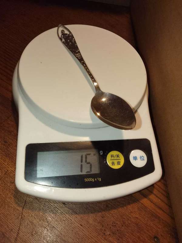 Sterling silver Hawai surfer teaspoon