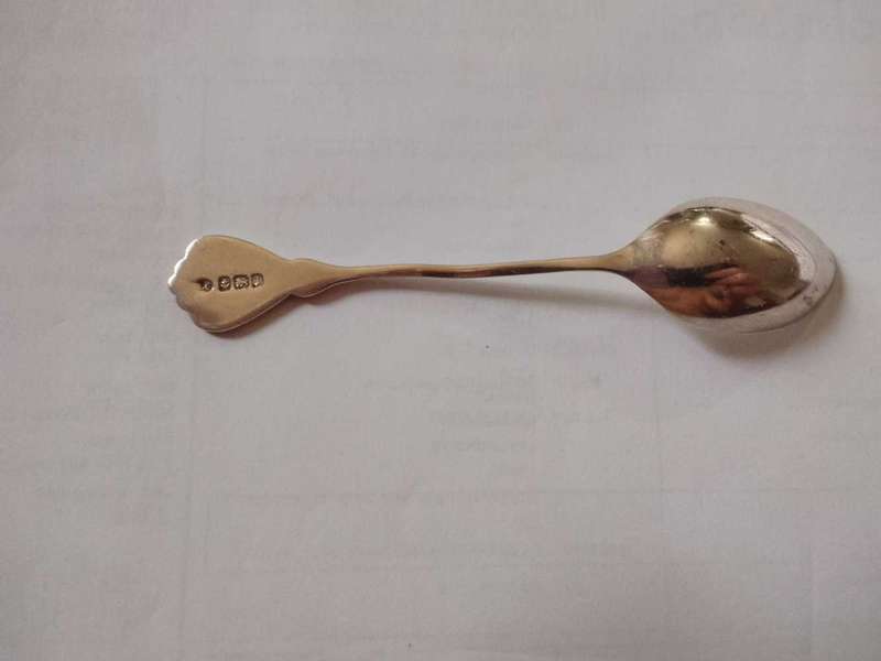 Sterling silver tea spoon 1910
