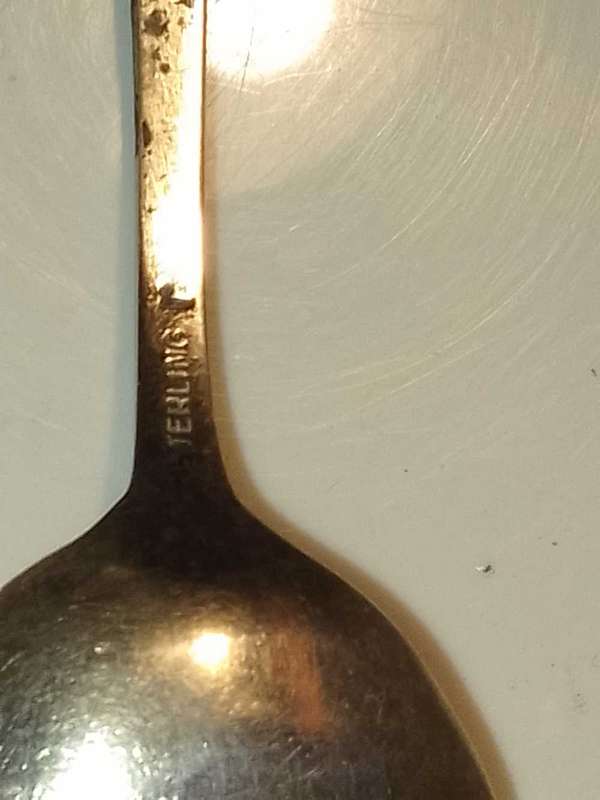 Sterling silver Hawai surfer teaspoon