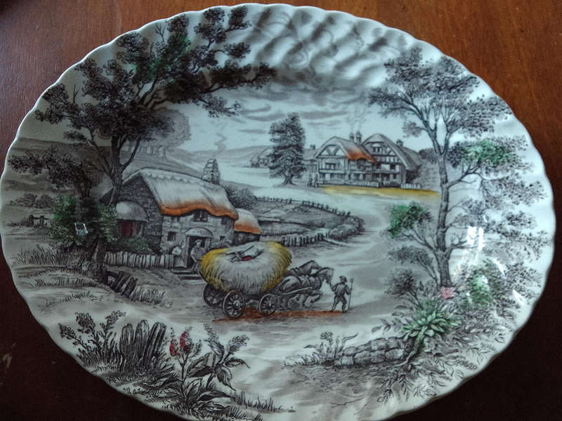 Yorshire Staffordshire plate