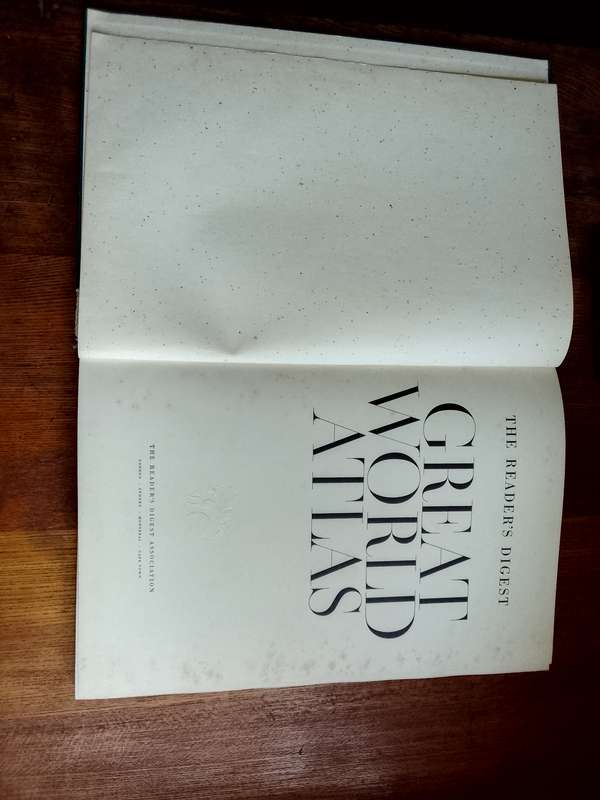 The Readest Digest World Atlas 1st Edition 1961