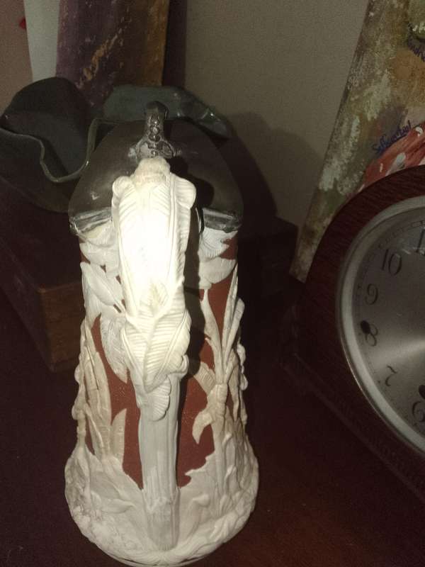 T.J & Mayer Dale Hall pottery - Longport Jug 1850s Paul et Virginie.