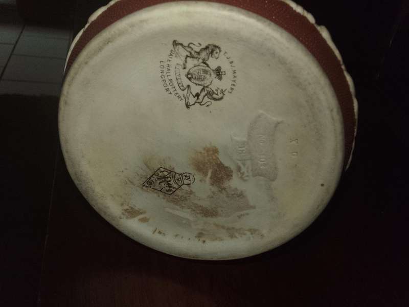 T.J & Mayer Dale Hall pottery - Longport Jug 1850s Paul et Virginie.