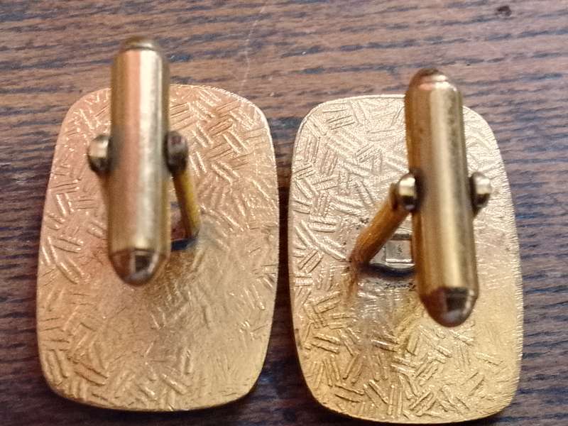 Cufflinks Gold Colour (Maritime Theme)