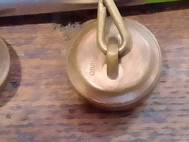 Pair of very old Gold gilded cufflinks (study Photos)