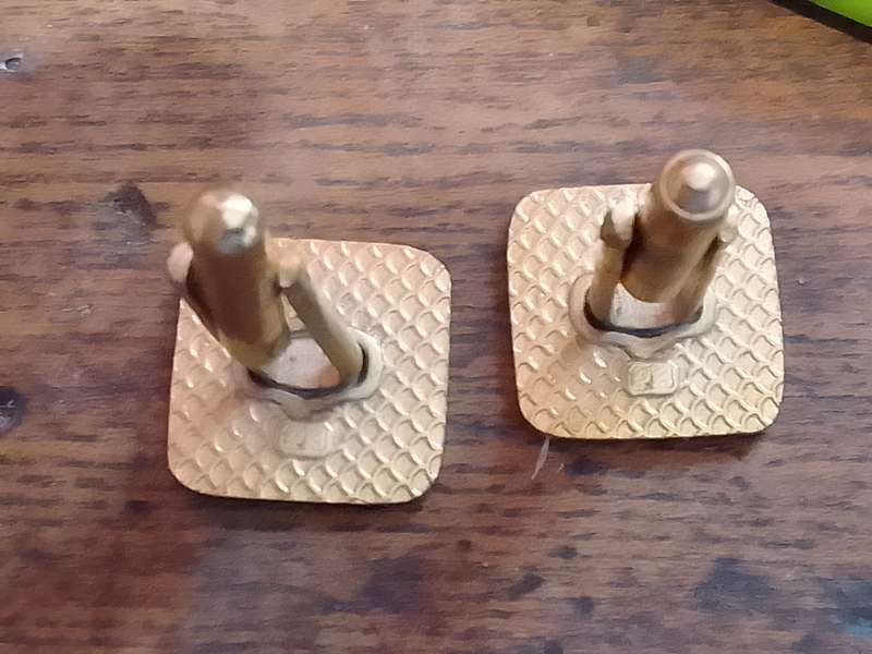Cufflins gold colour Old Nedbank logo prior 2000
