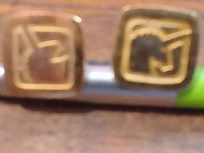 Cufflinks Unicorn Gold Colour