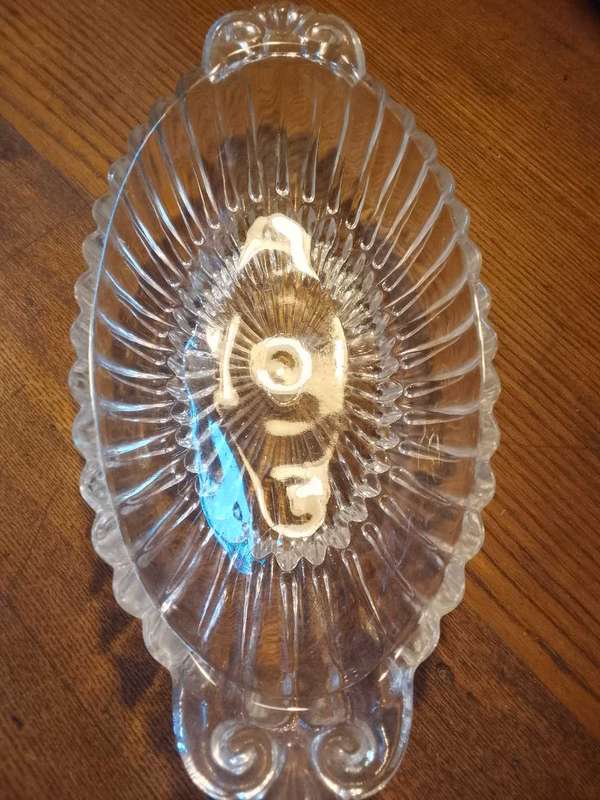 Stunning serving Crystal glass.
