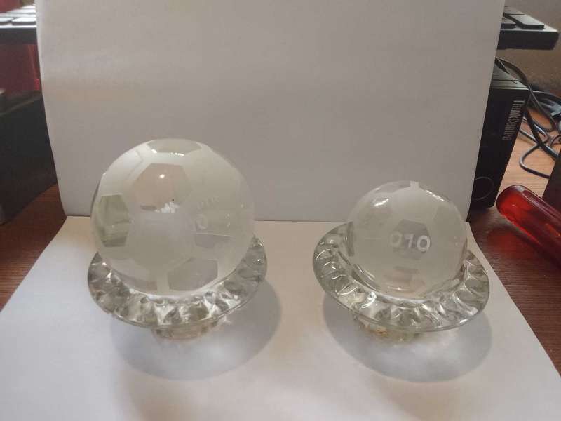 2x glass 2010World cup mimorabilia