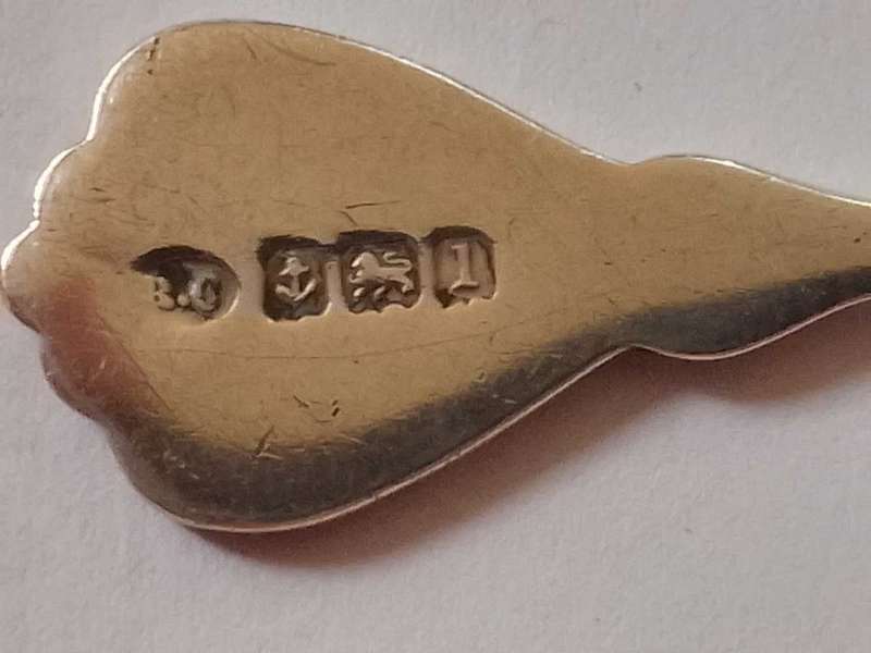 Sterling silver tea spoon 1910