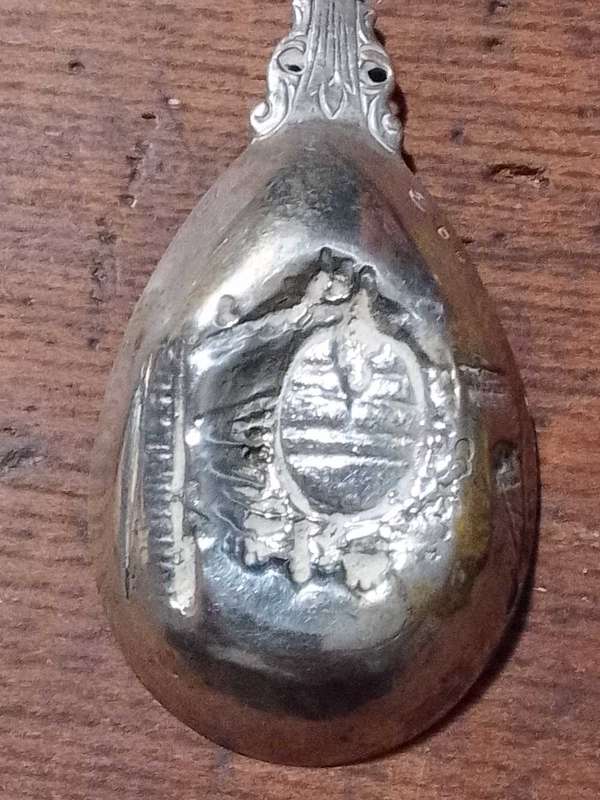 800 silver teaspoon Heidelberg