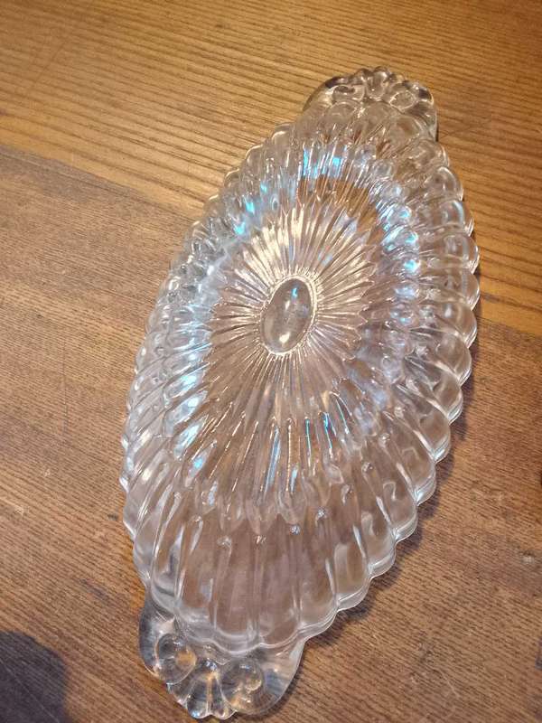 Stunning serving Crystal glass.