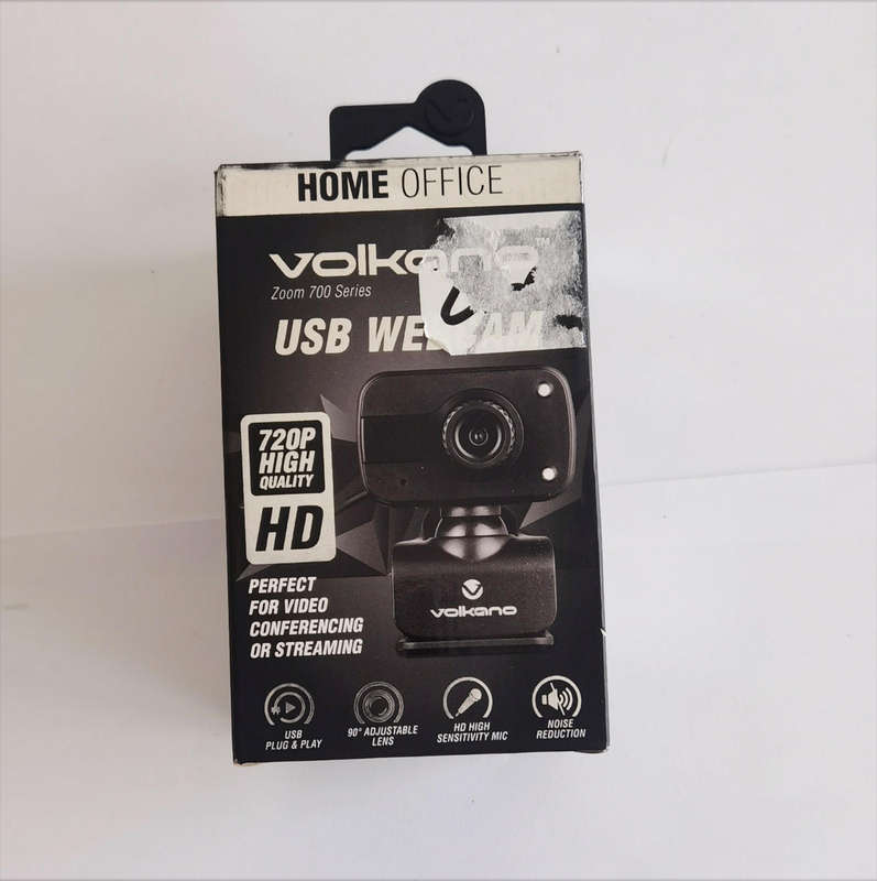 Volkano Zoom 700 Webcam 720p & Sony Headset (2 Items 1 auction)