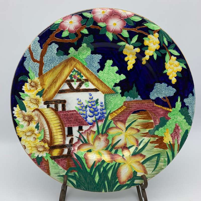 Lovely 1930/40's 'Maling' Plate (Old Mill)