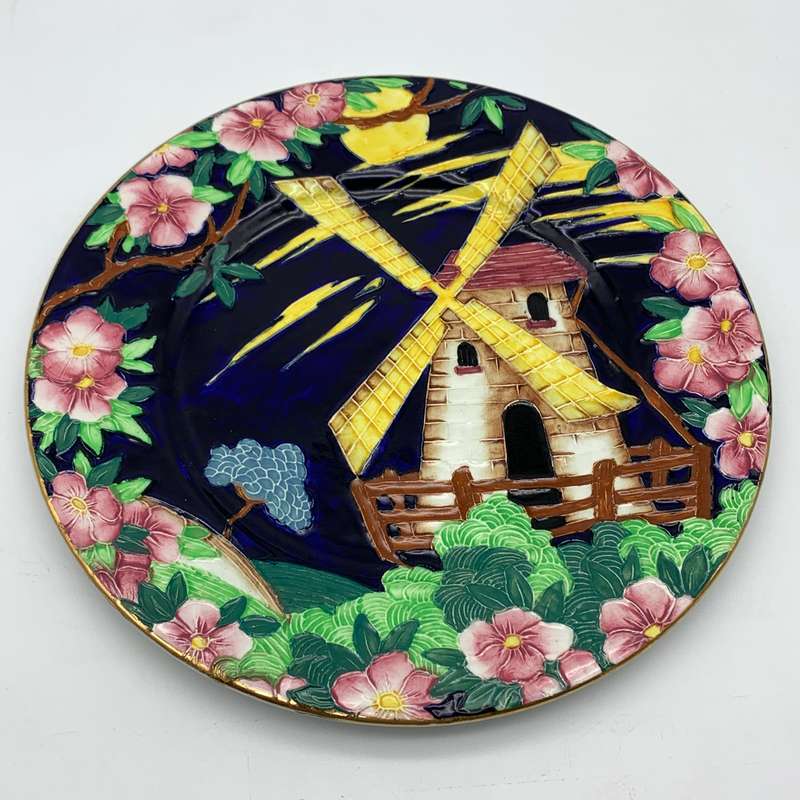 Lovely 1930/40's 'Maling' Plate (Windmill)