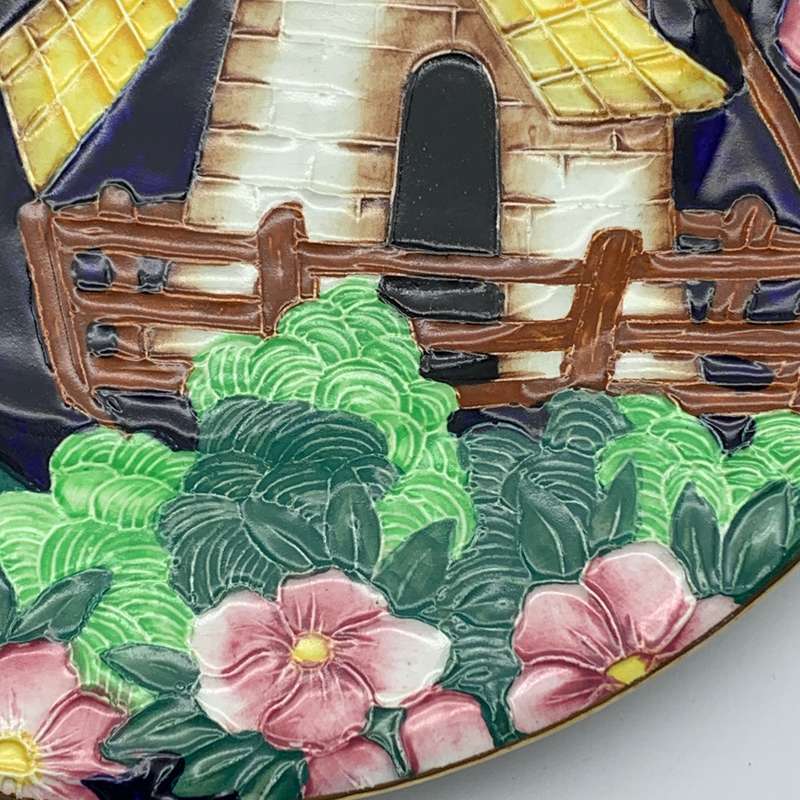 Lovely 1930/40's 'Maling' Plate (Windmill)