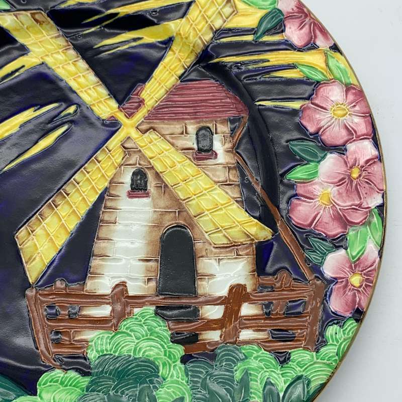 Lovely 1930/40's 'Maling' Plate (Windmill)