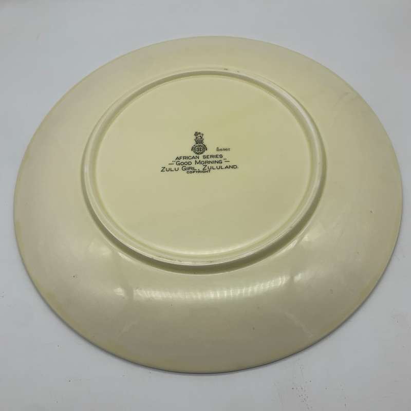 Large Royal Doulton 'Zulu Girl' Charger (African Series)