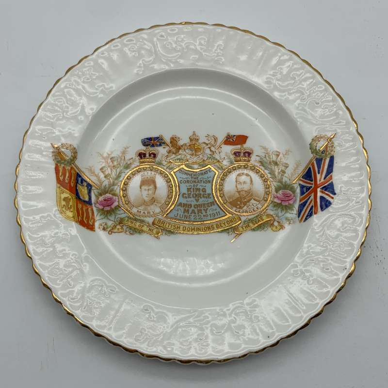 Antique 'Mary & George' Commemorative Plate (1911)