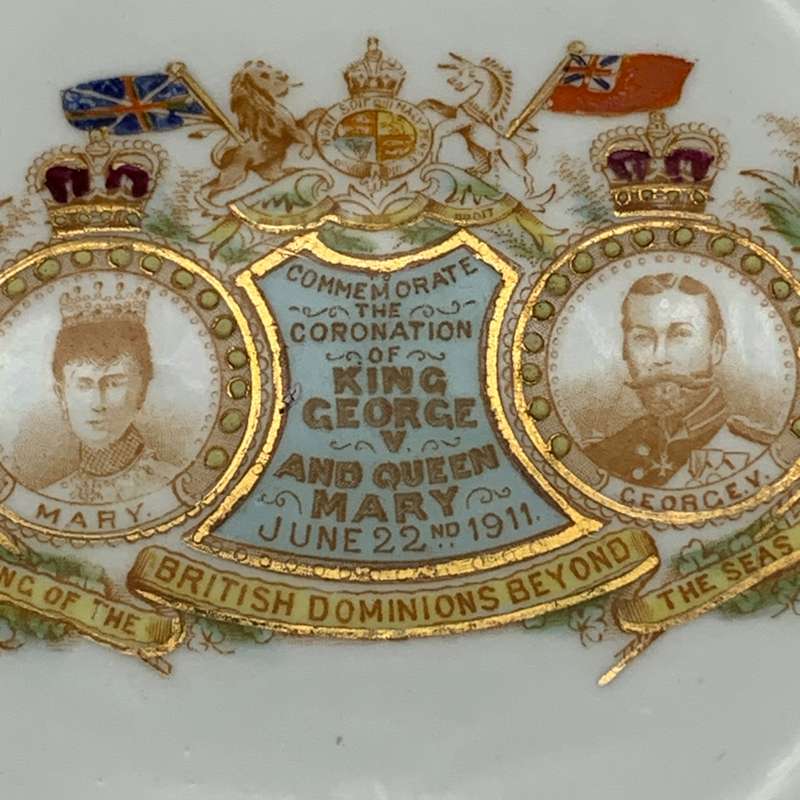Antique 'Mary & George' Commemorative Plate (1911)